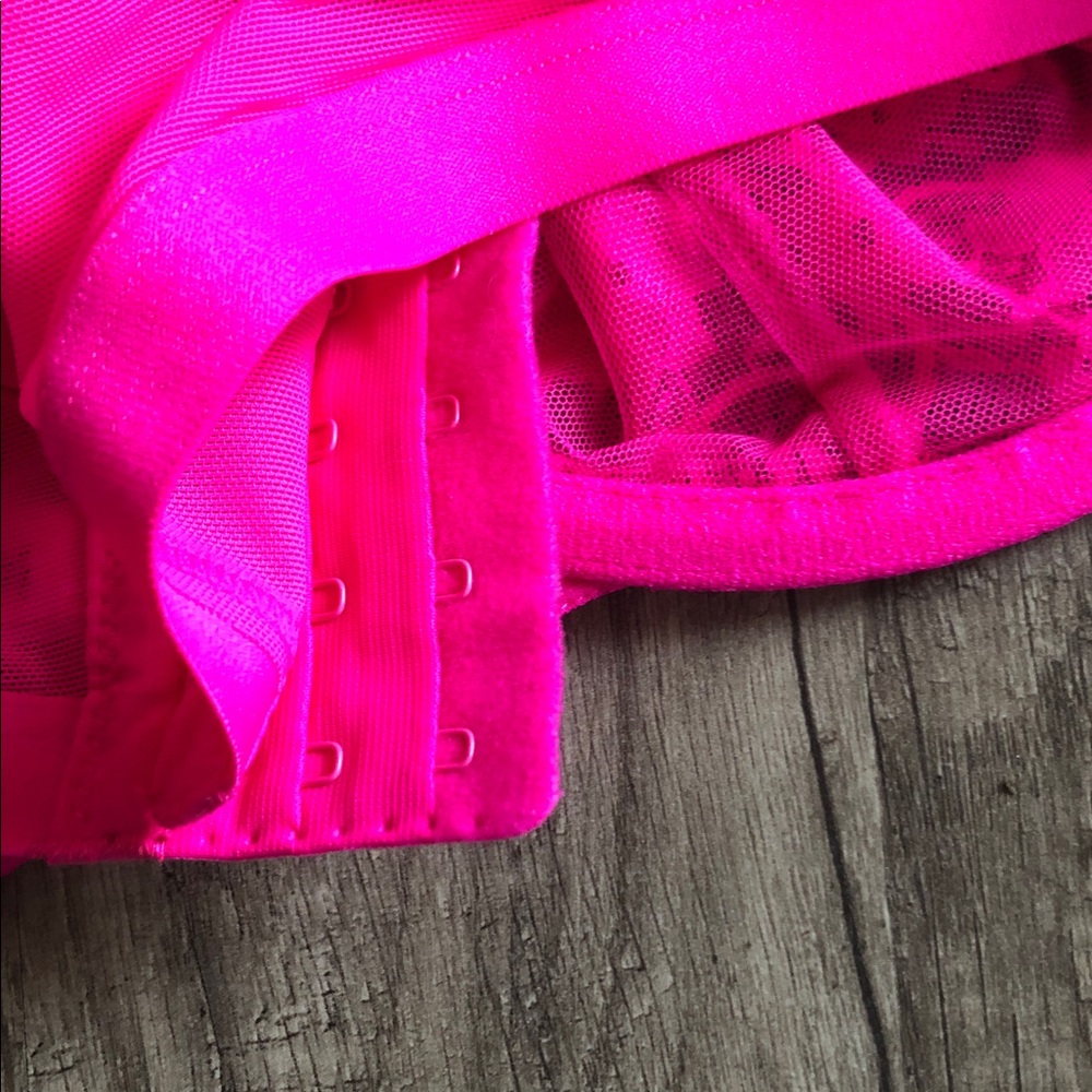 Cacique High Apex Plunge Bra Pink Glow 44D - Picture 9 of 9